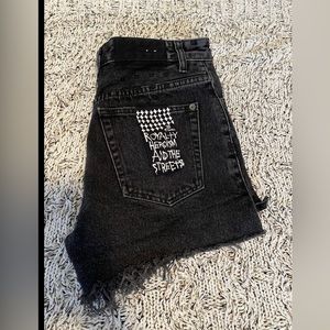 Ksubi High Waisted Shorts